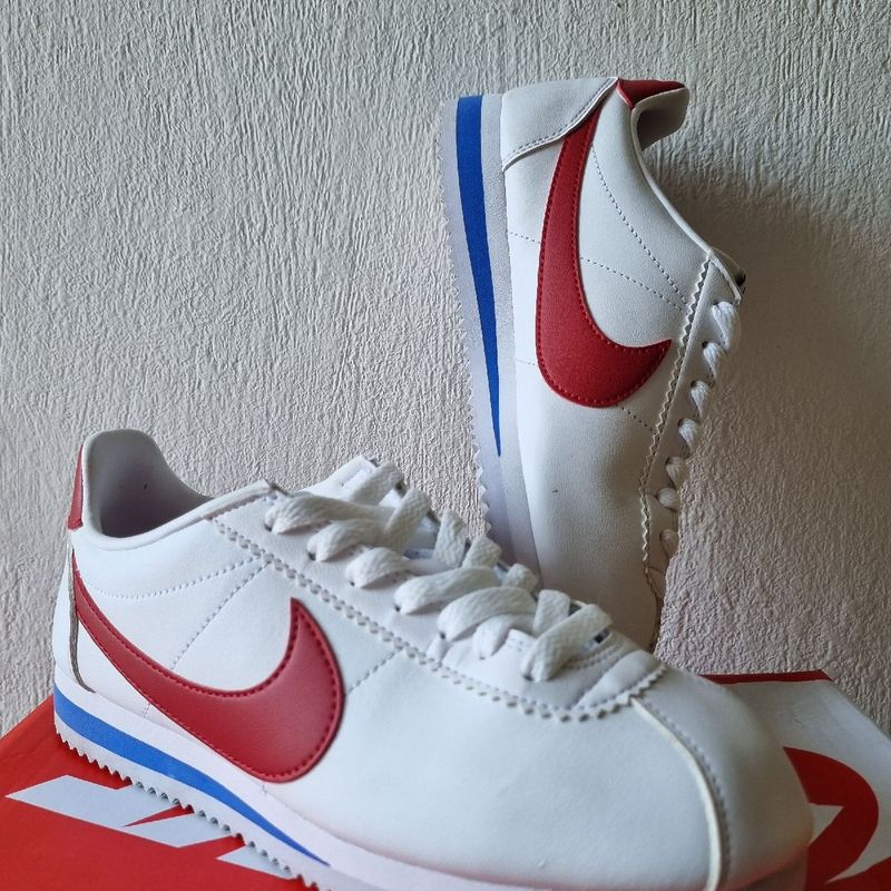 Nike classic cortez leather sales feminino