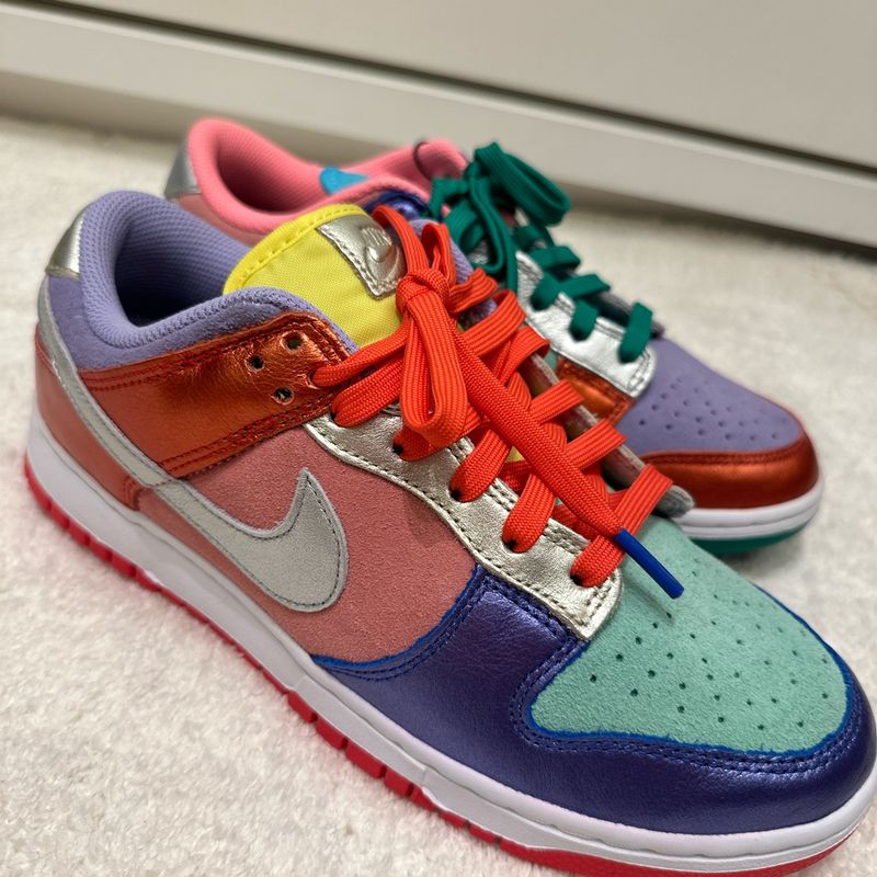 Nike Dunk Low Tenis Colorido Nike Tênis Nike Dunk Low SB X 