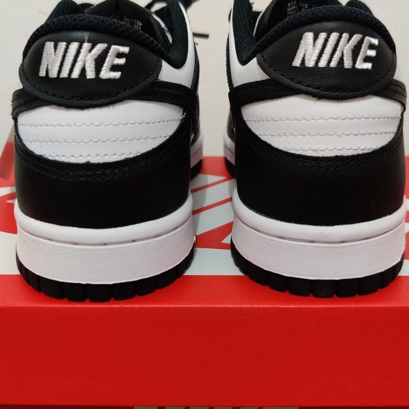 Nike Dunk Low Gs Black And White (Panda), Tênis Feminino Nike Nunca Usado  96419375