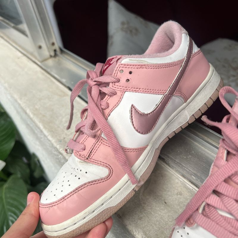 NIKE DUNK LOW GS “PINK VELVET\" レディース25cm NIKE DUNK LOW GS “PINK VELVET レディース24.5