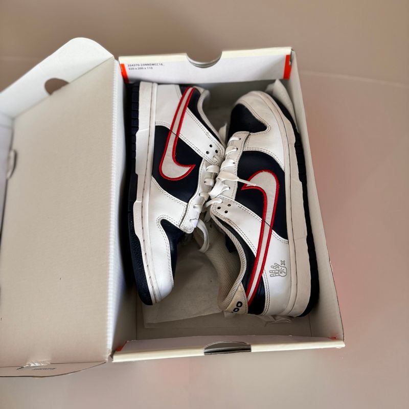 Nike Dunk Low Houston Comets Four-Peat | Nike Usado 104688600 | enjoei
