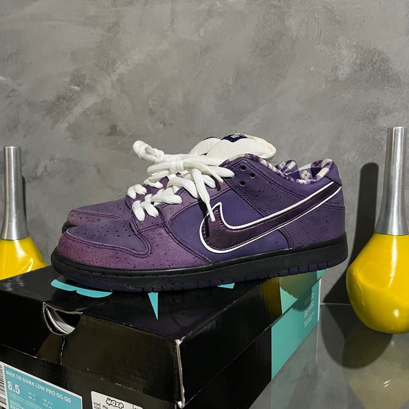 Nike sb dunk cheap low concepts purple lobster