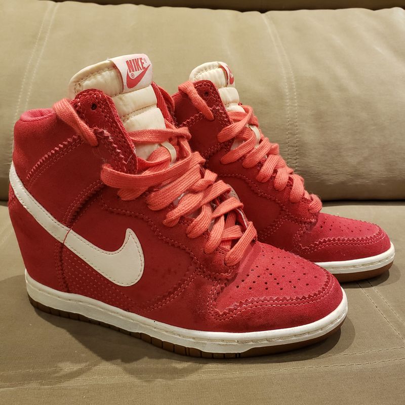 Nike sky store hi red