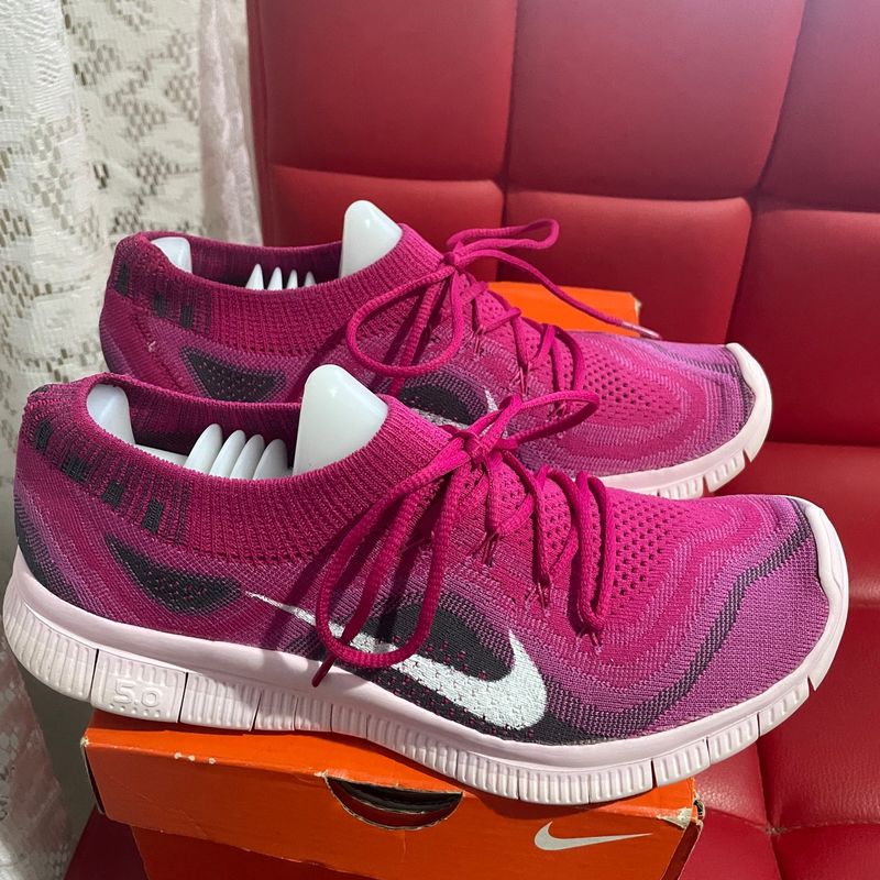 Nike Free 5.0 Flyknit N38 T nis Feminino Nike Usado 84393879 enjoei