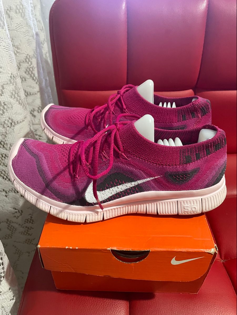 Nike free hot sale flyknit purple