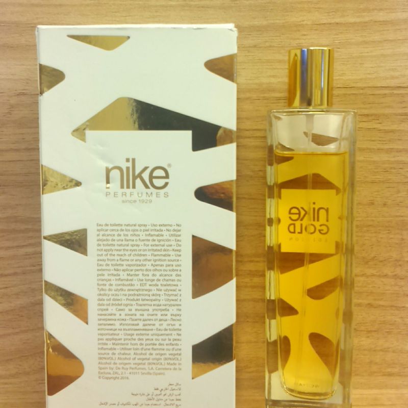 Perfumery Nike Women Gold Edt Nike Gold Edition Woman Perfume