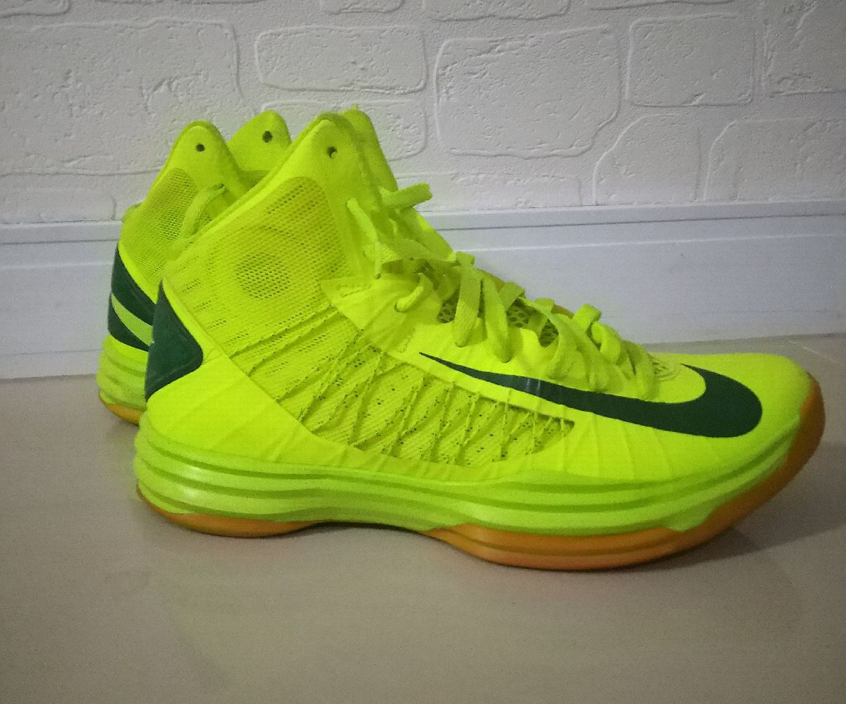 Nike hyperdunk neon clearance green