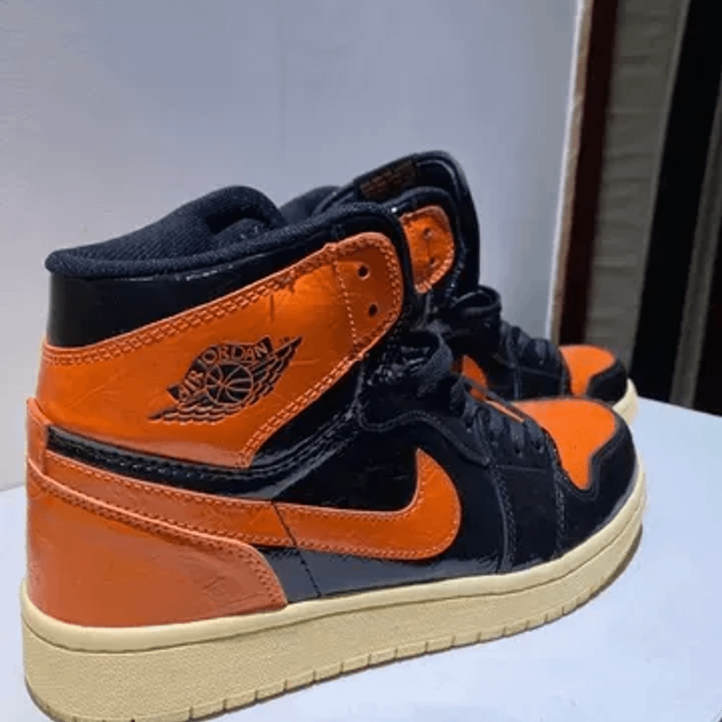 Orange best sale shattered backboard