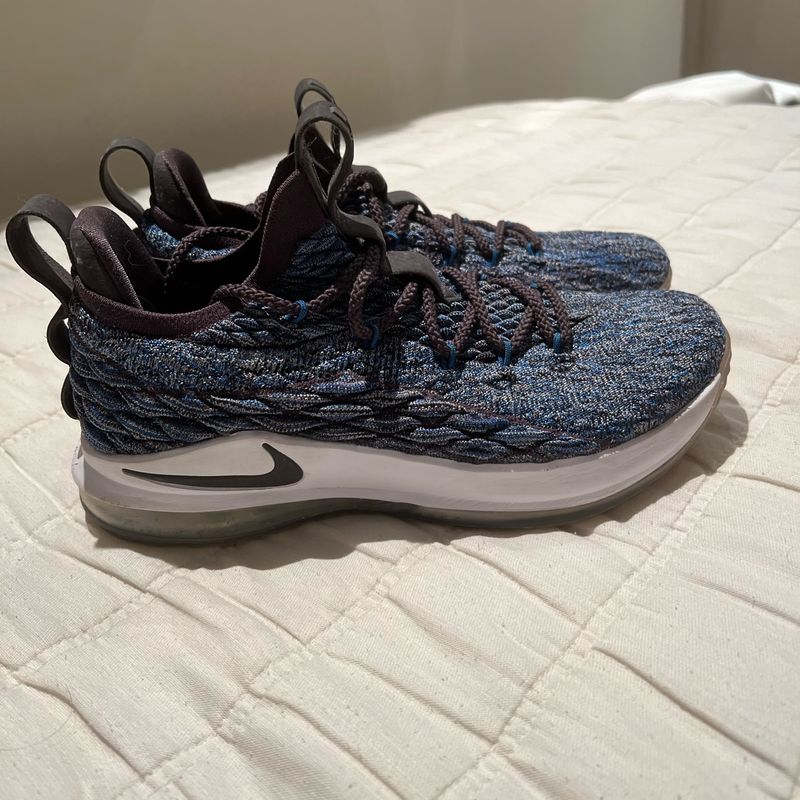 Nike Lebron 15 Low Signal Blue Nike Usado 99092507 enjoei