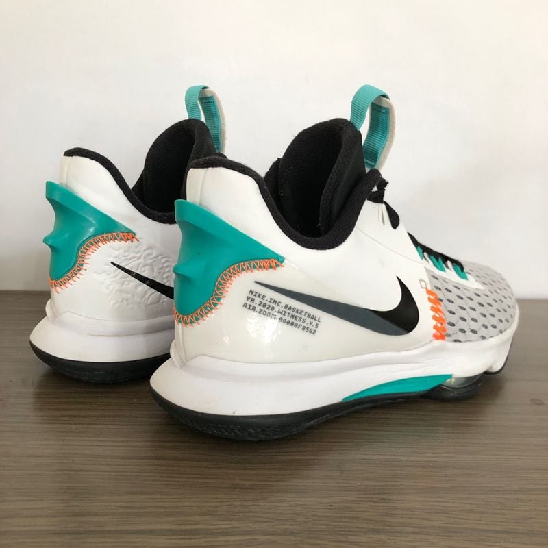 Nike Lebron Witness White Clear Jade Tênis Masculino Nike Usado  92698637 enjoei