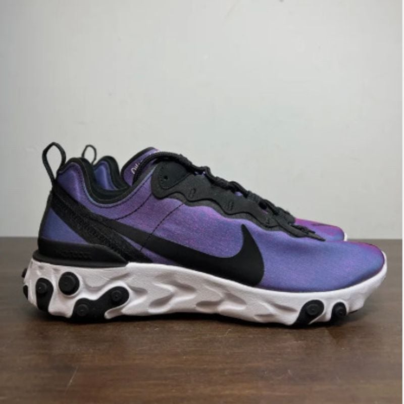 Nike React Element 55 Roxo Pouco Usado e Condições de Novo Tênis