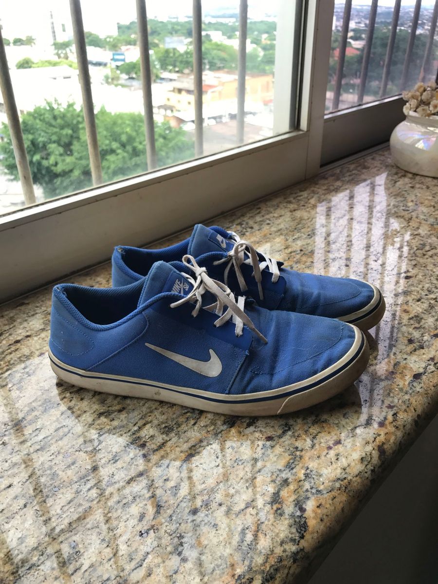 tenis nike sb masculino azul