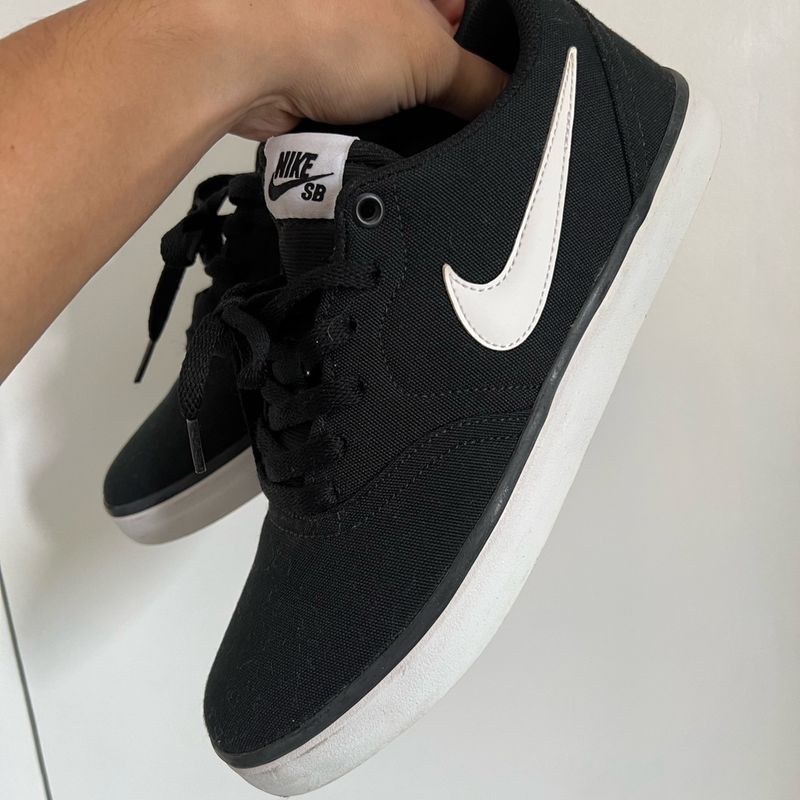 Nike Sb Check Solar Canvas Preto 39 Nike Usado 98201416 enjoei