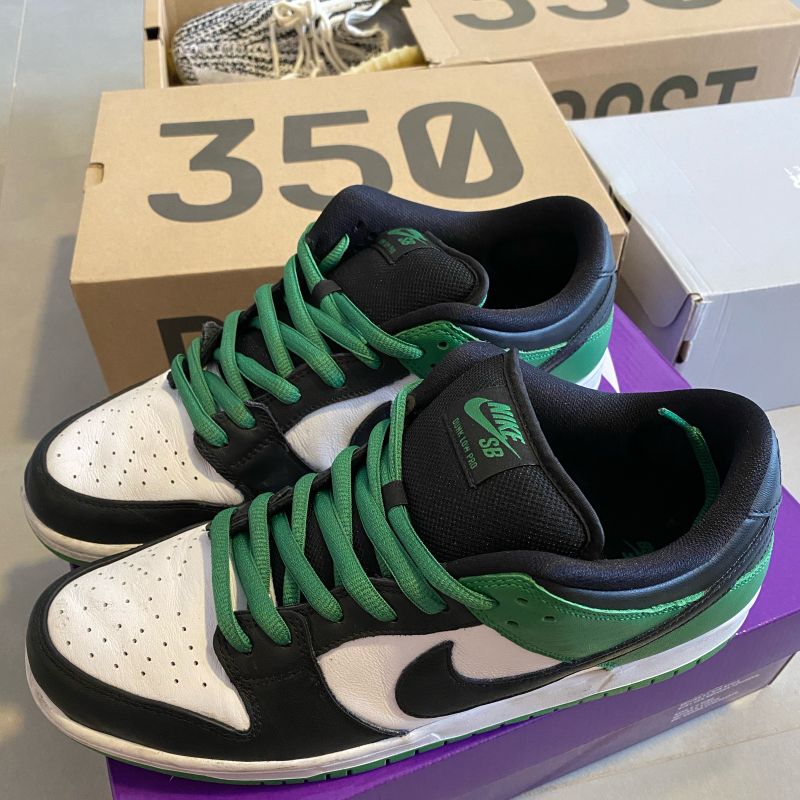 Nike sb dunk low best sale pro green