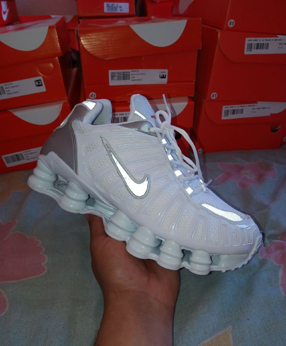 Nike Shox Molas Refletivo T Nis Masculino Nike Novo Enjoei