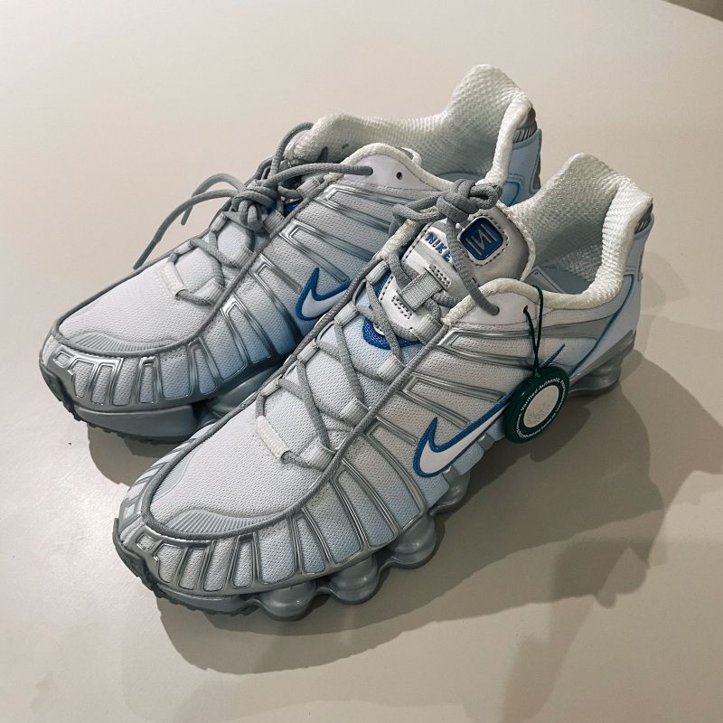 靴 NIKE SHOX TL PLATINUM TINT/LLIC Nike Shox TL Low Metallic Platinum Blue Tint W - FQ2775-001 | eBay
