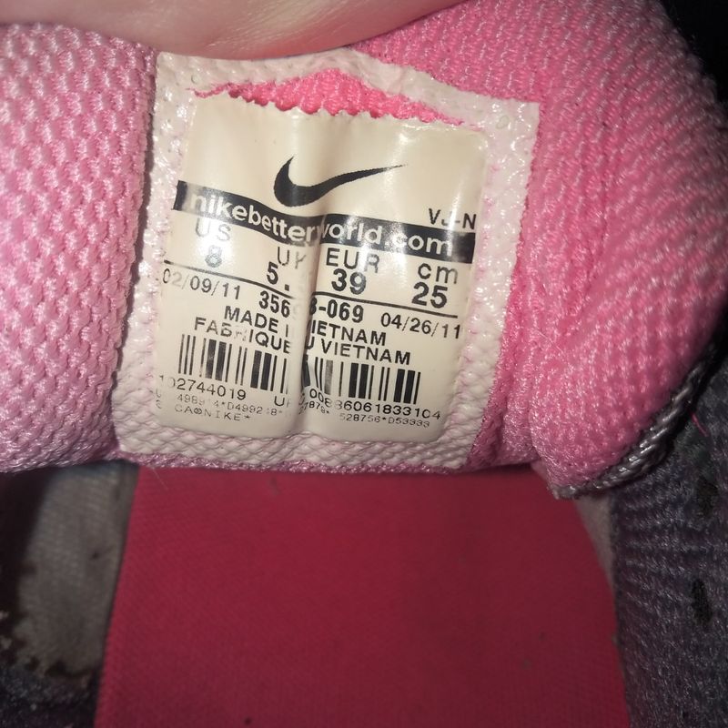 Nike Shox Cinza Original T nis Feminino Nike Usado 89431585 enjoei