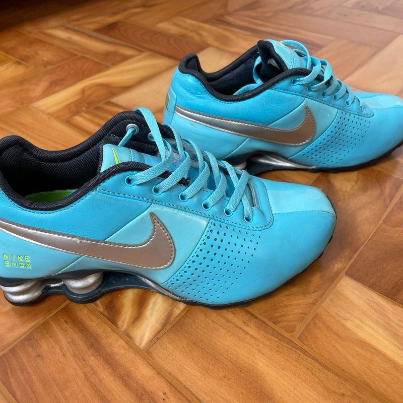 Nike Shox Feminino Azul Nike Usado 102824274 enjoei