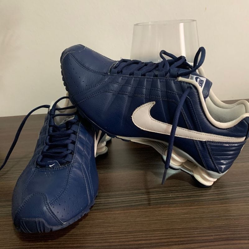 Nike shox 2024 junior azul