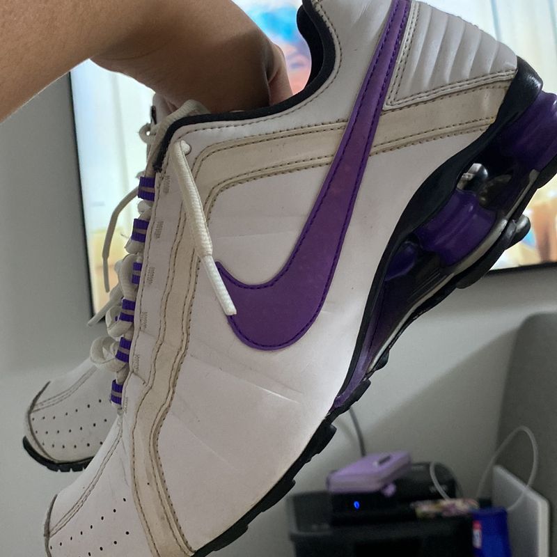 Nike shox hot sale feminino roxo