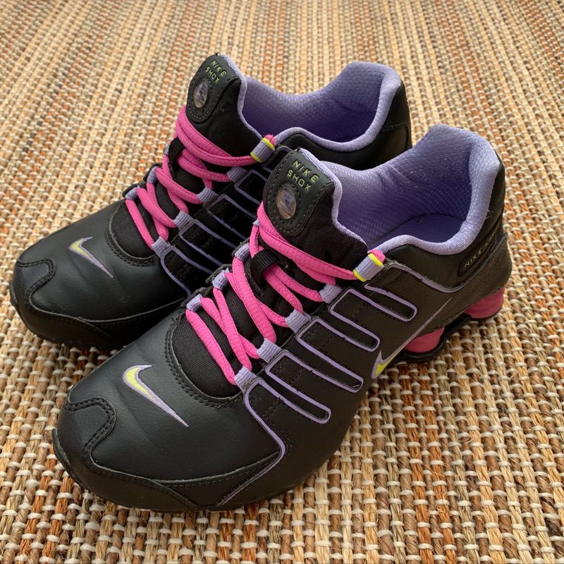 Nike shox nz store womens black pink