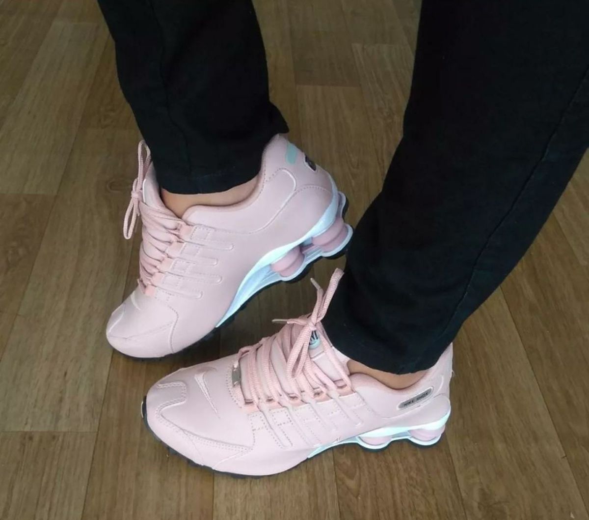 tenis nike shox nz rose