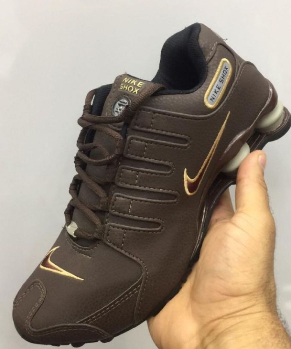 nike shox nz marrom