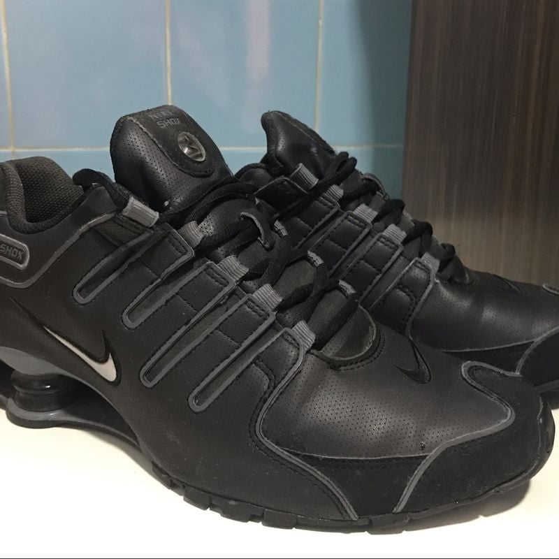 Nike shox nz 2024 preto e prata