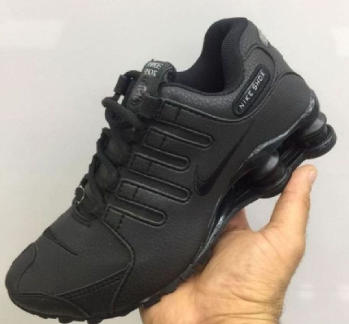 tenis nike shox nz masculino preto