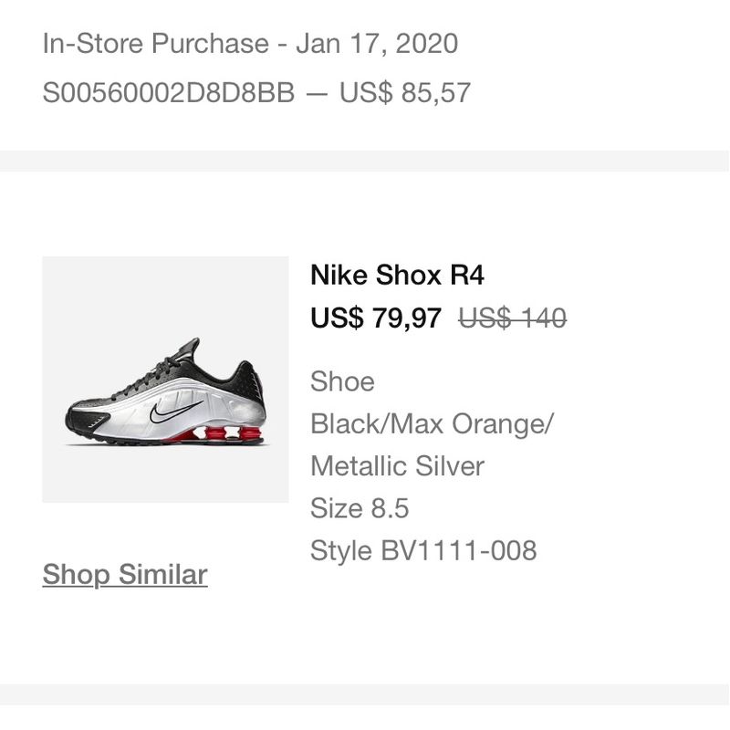 Nike shox cheap r4 sizing