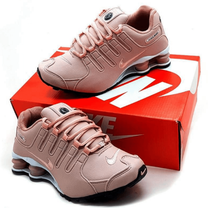 Nike shox 2024 rose feminino