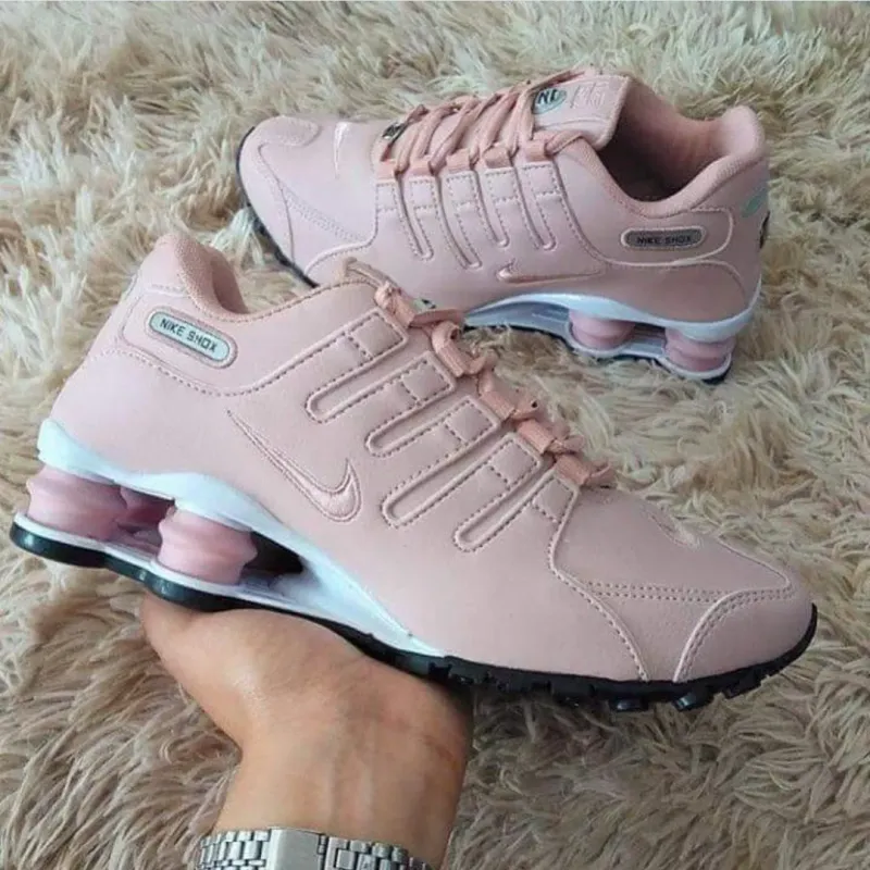 Nike shox nz feminino best sale rose original