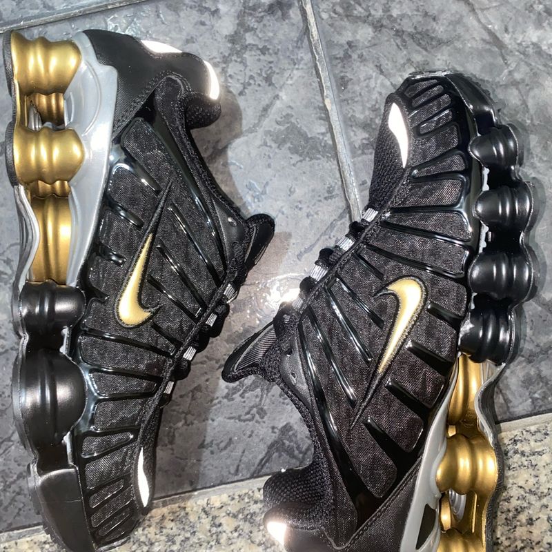 Shox Sneakers Nike Shox Neymar Gold Masculino Nike Nike Shox