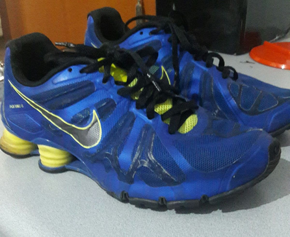 nike shox turbo azul