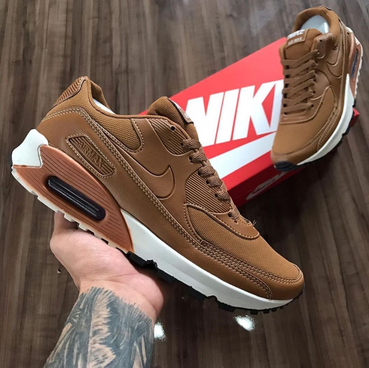 Tenis nike best sale air max caramelo