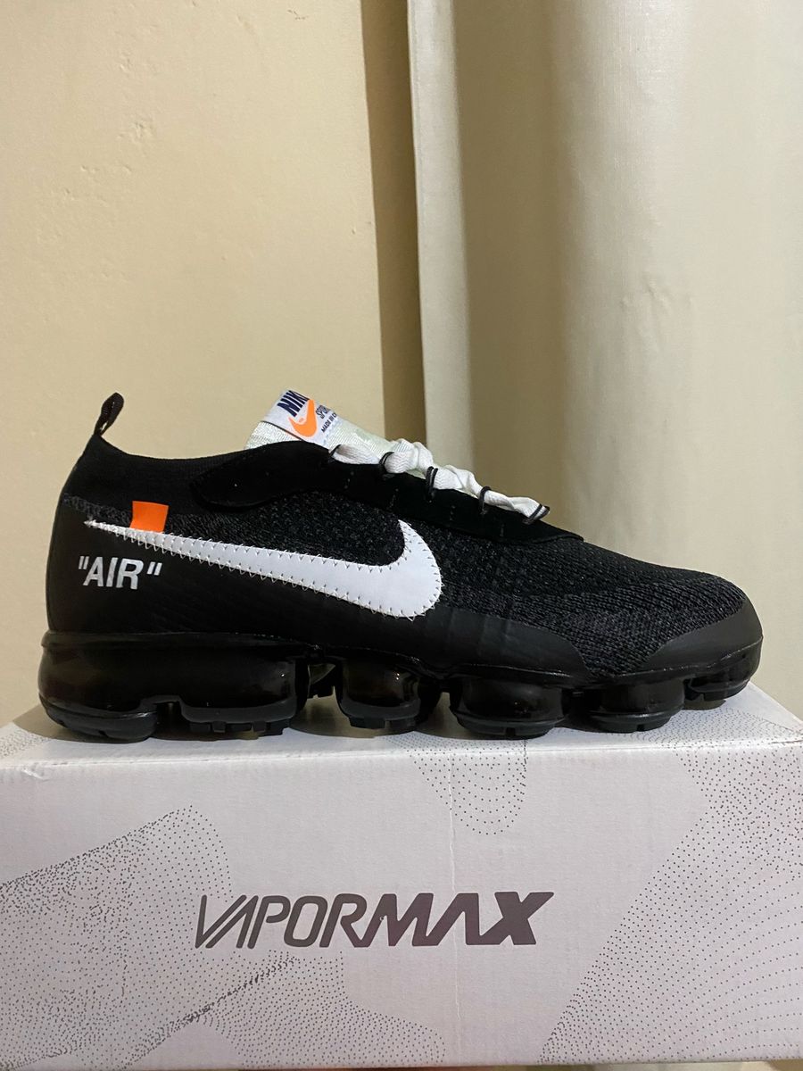 Off white best sale vapormax black replica