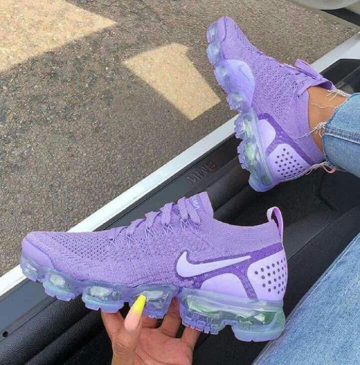 tenis vapormax feminino roxo
