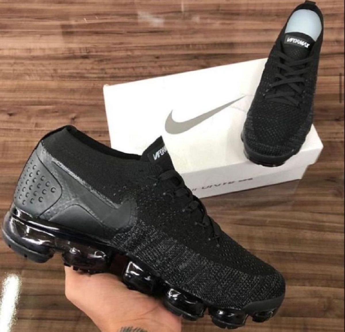 nike vapormax masculino preto