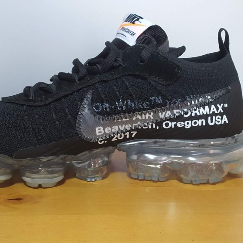 Nike vapormax off white black real vs sales fake