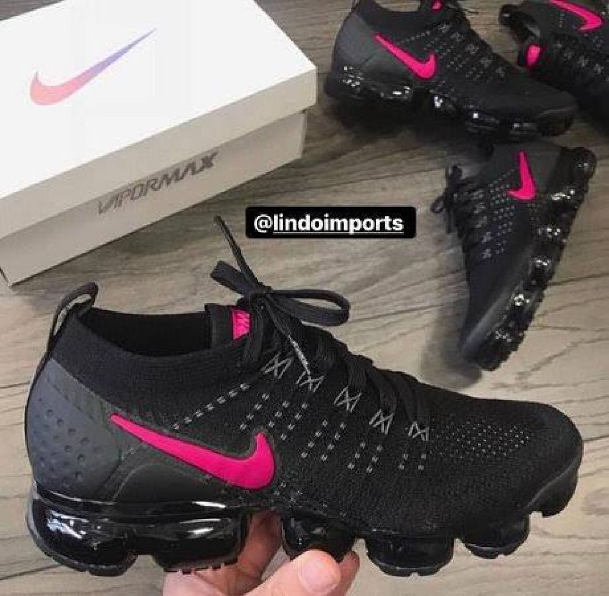 tenis da nike preto e rosa