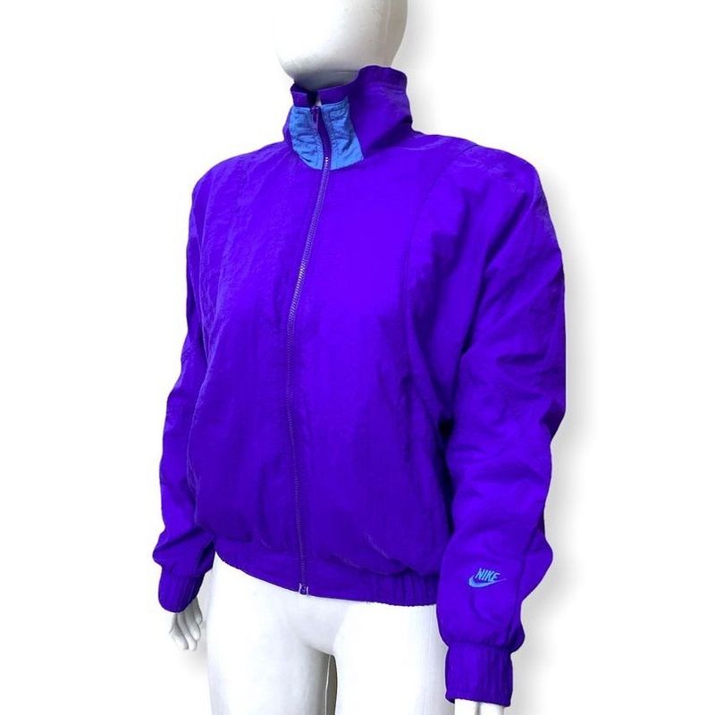 Nike purple store and blue windbreaker