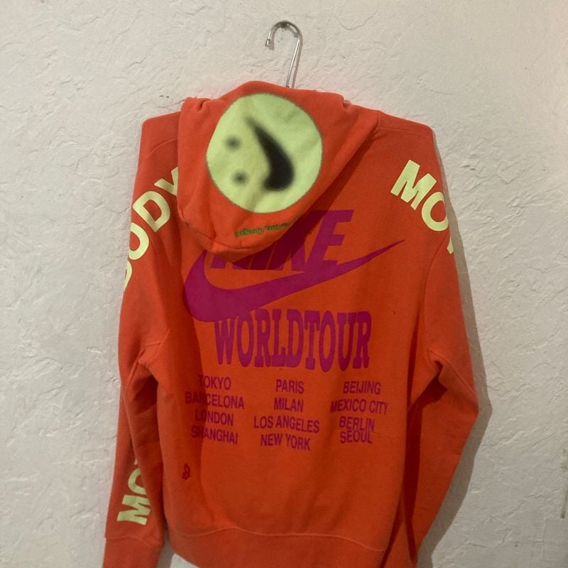 Nike World Tour Laranja Casaco Masculino Nike Usado 128546839 enjoei