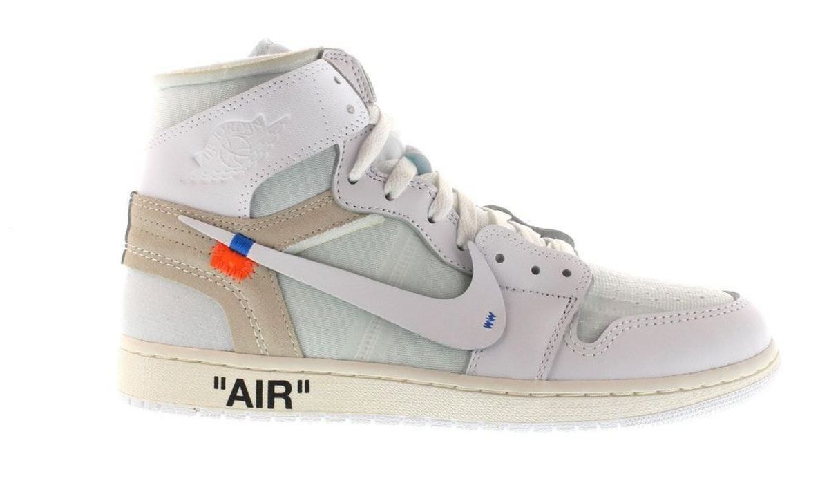 tenis nike air jordan 1 off white