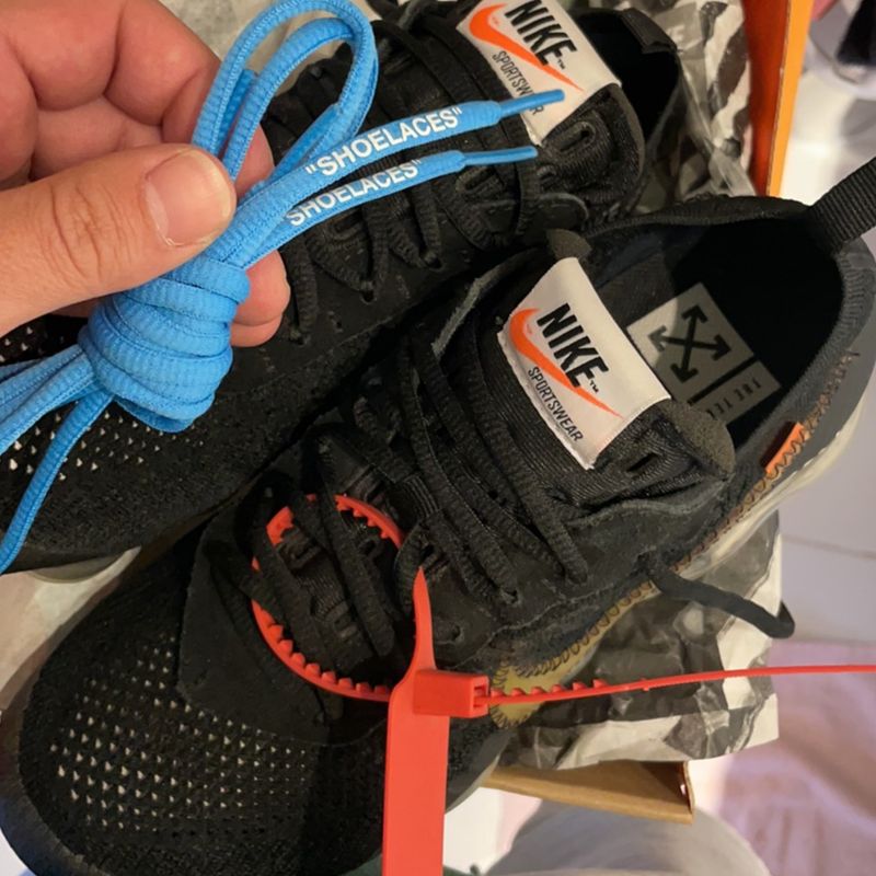 Off white hot sale blue vapormax