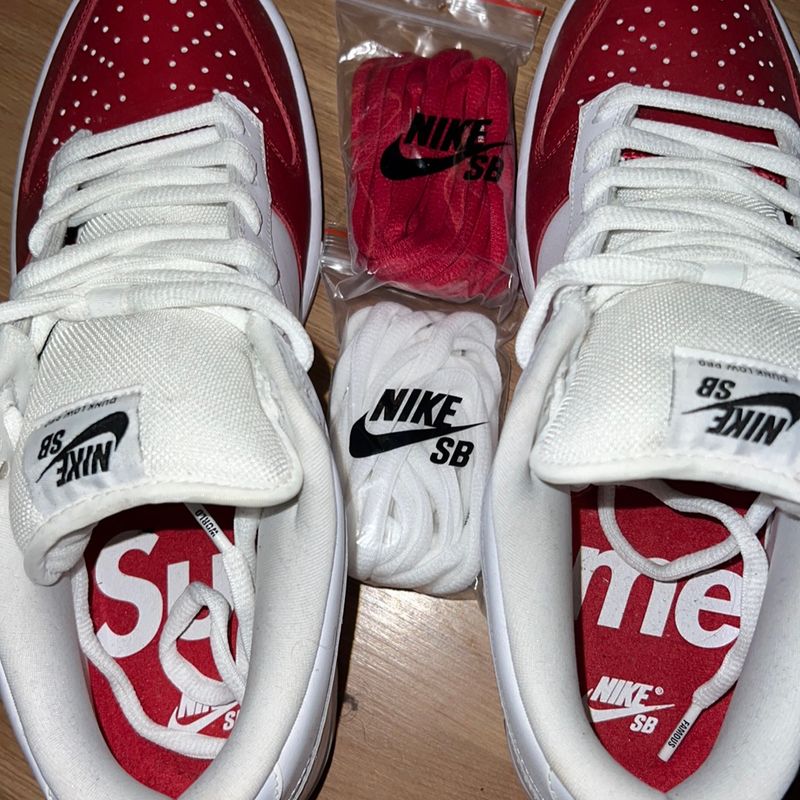 Tenis nike hot sale supreme vermelho