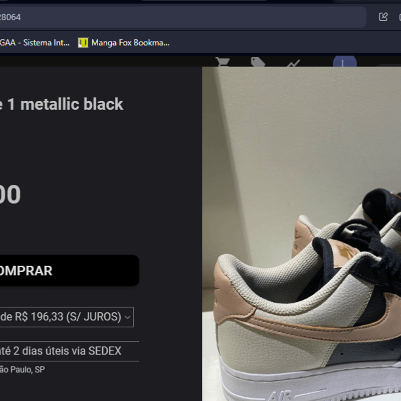 Nike air best sale force metallic black