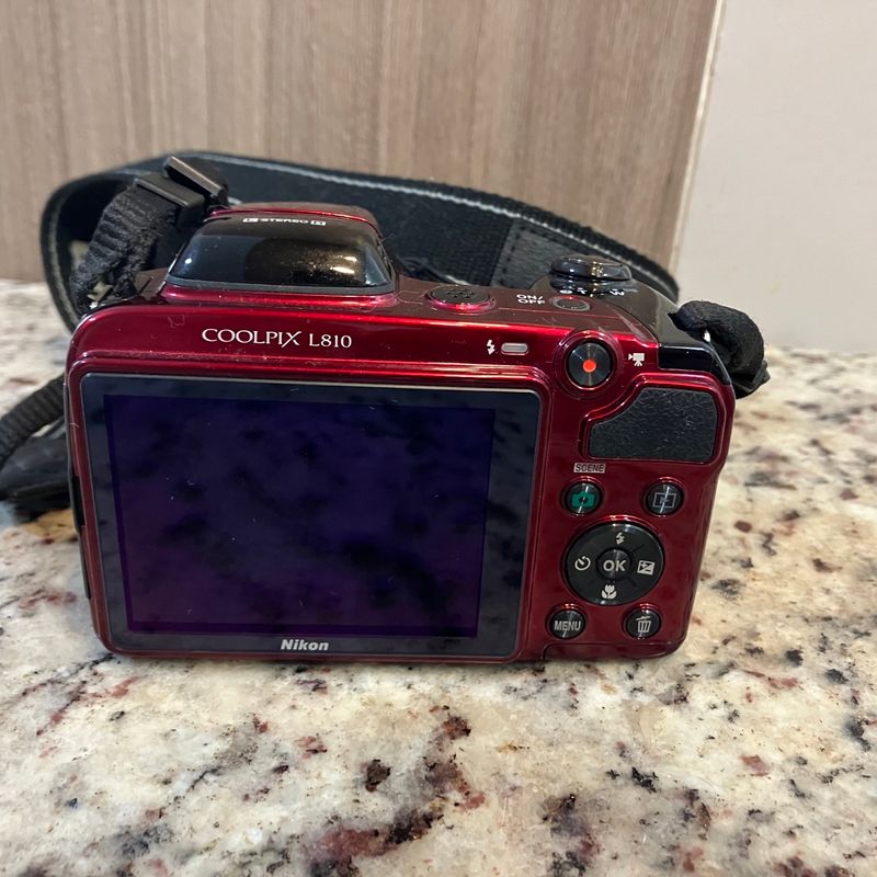 nikon coolpix l810 red