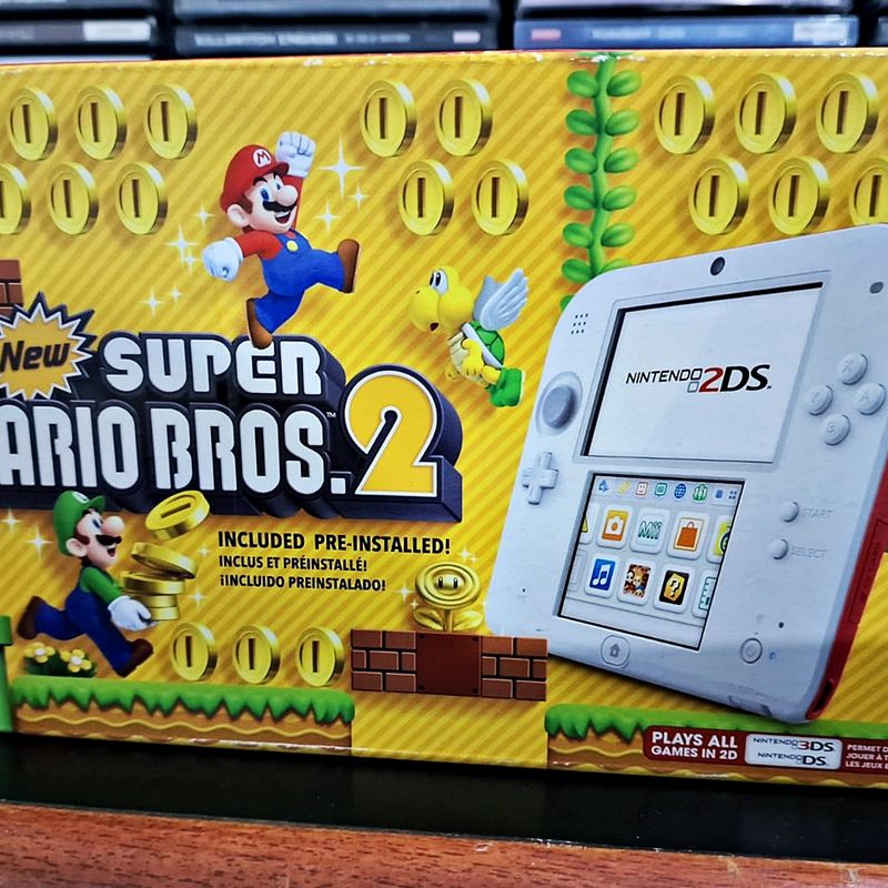 Nintendo 2Ds Branco e Vermelho + Jogo Super Mario Bros. 2 [video game] :  : Games e Consoles
