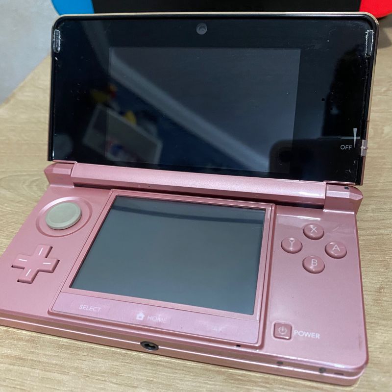 Nintendo 3ds console-menina cor-de-rosa tela pequena de 3.5 polegadas/jogos  grátis/jogo de cozinha consola de jogos de mão original - AliExpress
