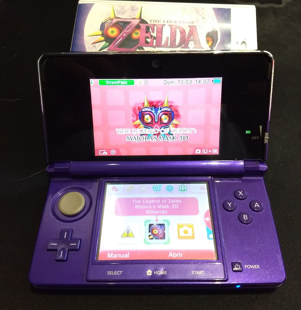 Nintendo 3ds Roxo + Zelda + Mario Kart 7 | Jogo de Computador Nintendo ...